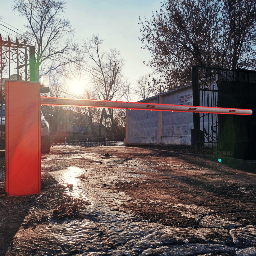 Шлагбаум Nice WIDEM4 - установка под ключ в Рязани